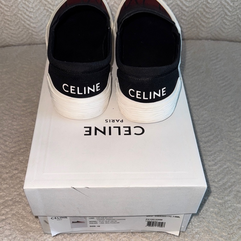 Celine Monochrome Slip-On Shoes